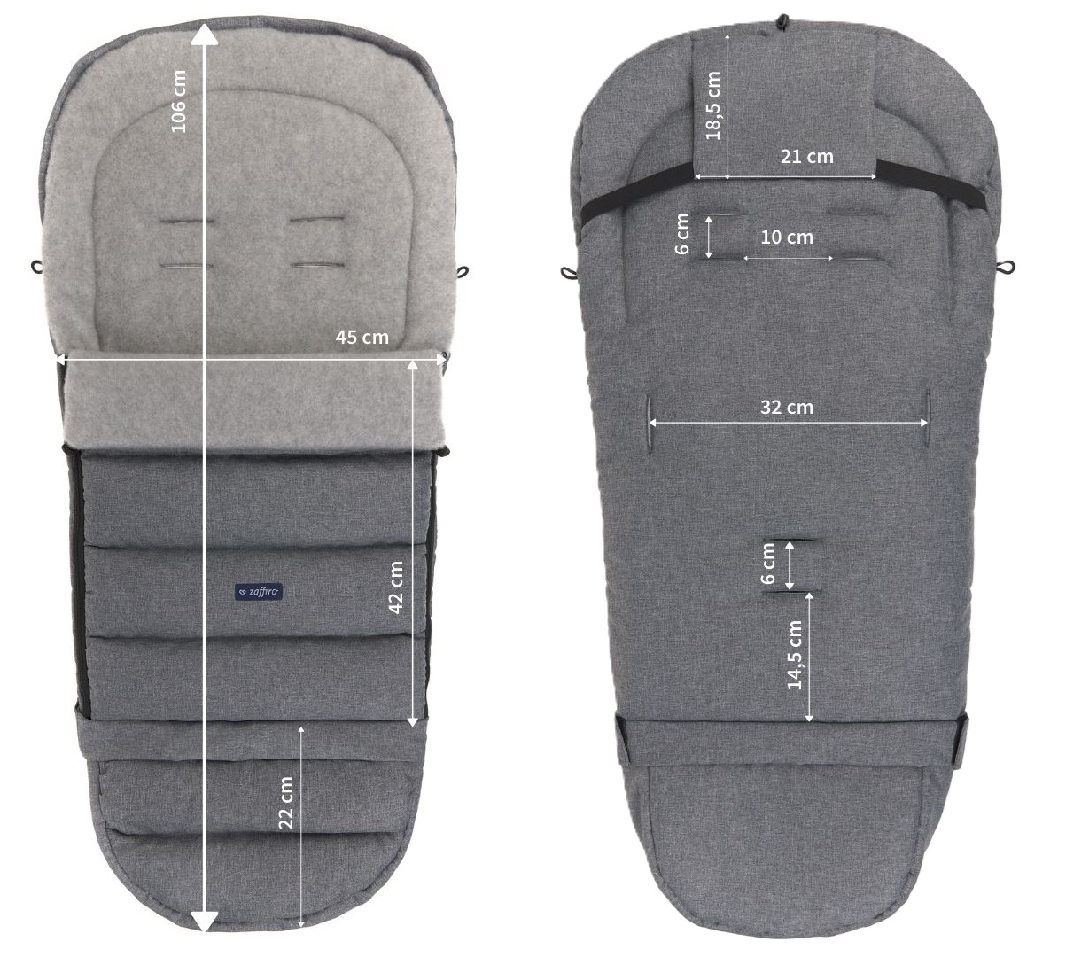 spiworek do wózka zaffiro igrow 2.0 wymiary 